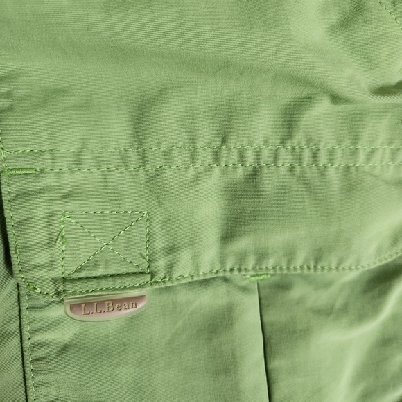 LL Bean Green‎ Pants-Shorts XL Convertible Zip  Lightweight  Performance Outdoor - Picture 9 of 10